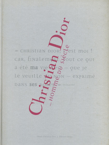 Christian Dior ...Homme du siecle