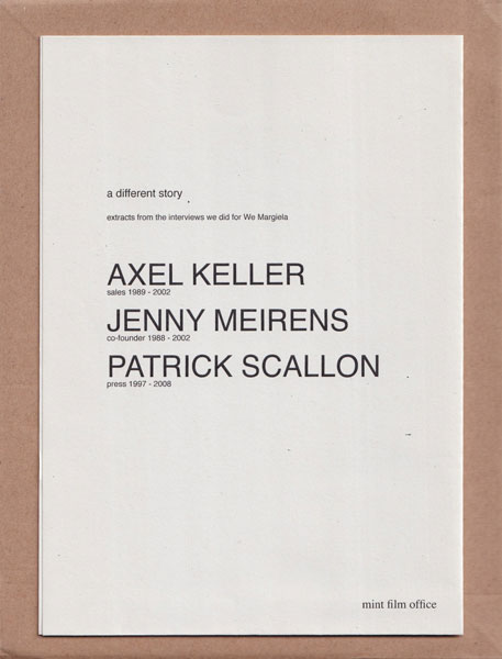 We Margiela: Index Mailing #1-3 [3 volume set]