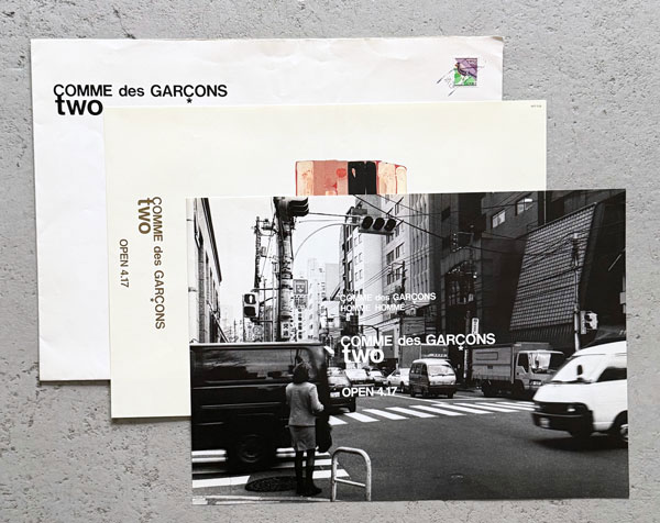 COMME des GARCONS two DM - two sheet set[with Envelope]