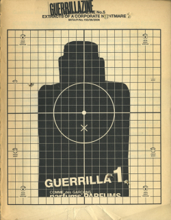 GUERRILLAZINE　各号