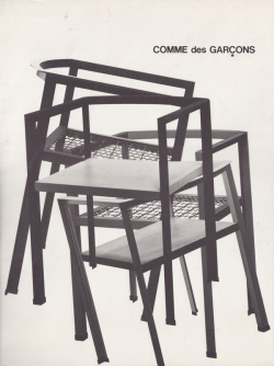 COMME des GARCONS Furniture Catalog 1990