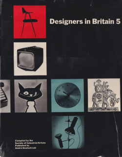 Designers in Britain 5: a biennial review of industrial and commercial design