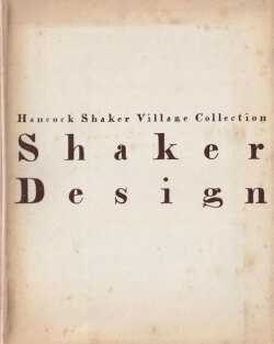 シェーカー・デザイン 展 図録