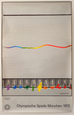 Olympische Spiele Munchen 1972 Art Poster No.6-10