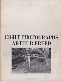 Eight Photographs: Arthur Freed