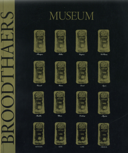 Marcel Broodthaers: Catalogue of the Editions/ Prints and Books