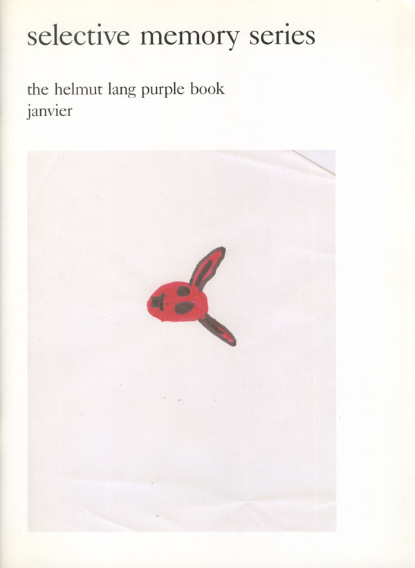 洋書 Helmut Lang Purple Book 古書古本 Totodo: Selective memory series - The Helmut Lang