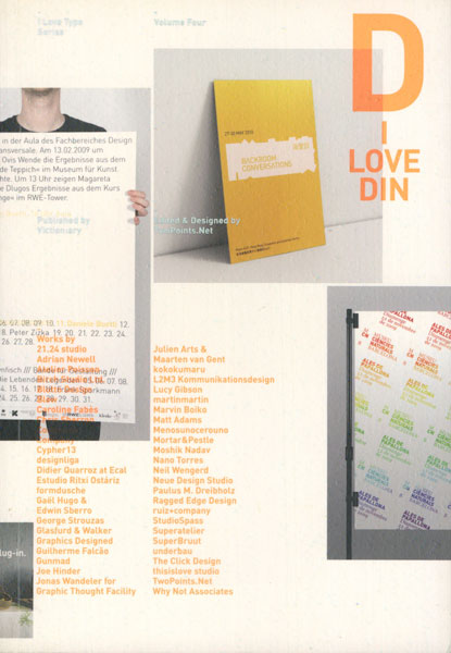 I Love Type Series 4冊セット デザイン資料集 古書古本 Totodo: I Love Type Series Volume 4: I love Din