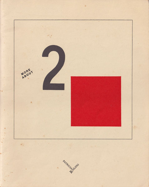 古書古本 Totodo: El Lissitzky: 2 Squares / More about 2