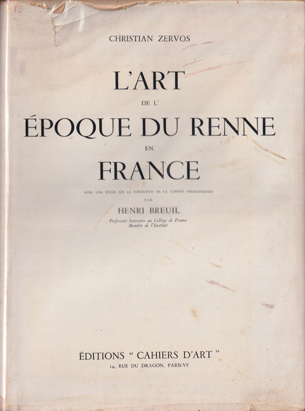 古書古本 Totodo: L'Art de l'Epoque du Renne en France