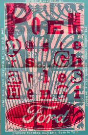 Charles Henri Ford: Poem posters exhibition 1965 Poster