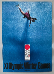 札幌オリンピック公式ポスター 第3号 [B1] 亀倉雄策