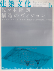 建築文化1999年6月号　佐々木陸朗　構造のヴィジョン