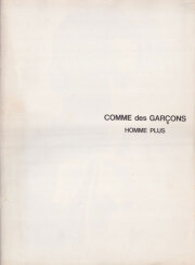 COMME des GARCONS HOMME PLUS No.5 1987 / Arthur Elgort