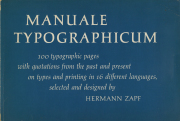 Hermann Zapf: Manuale Typographicum