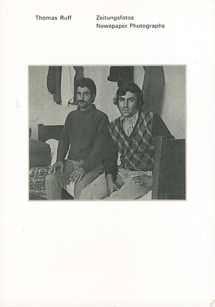 Thomas Ruff: Zeitungsfotos Newspaper Photographs