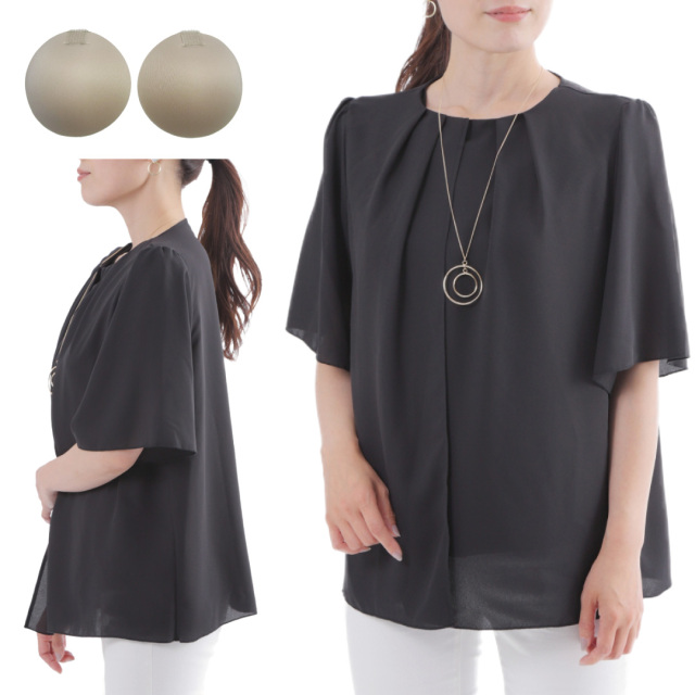 前開きトップス 放射線治療　マジック目立たない服