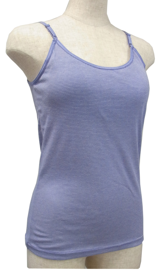 カップ付きキャミソール 締め付けなし