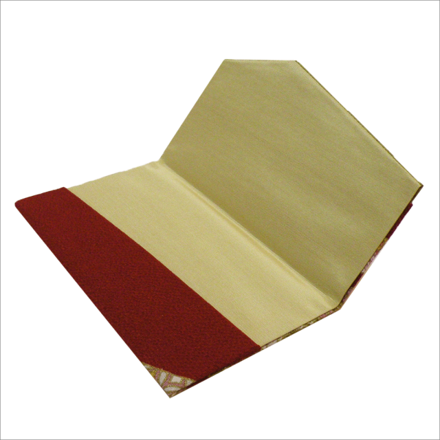 送料無料】 正絹ちりめん友仙 「金封ふくさセット」 のしめ/紅&菊/黒