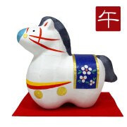 干支,置物,飾り,午,うま,馬,ウマ,2026,令和８年,リュウコドウ,龍虎堂,石川紙業　