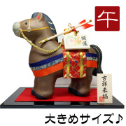 干支,置物,飾り,午,うま,馬,ウマ,2026,令和８年,リュウコドウ,龍虎堂,石川紙業