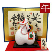 干支,置物,飾り,午,うま,馬,ウマ,2026,令和８年,リュウコドウ,龍虎堂,石川紙業　