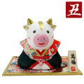 干支　丑年　牛　うし　ウシ　２０２１　令和３年　飾り　龍虎堂　リュウコドウ　日本
