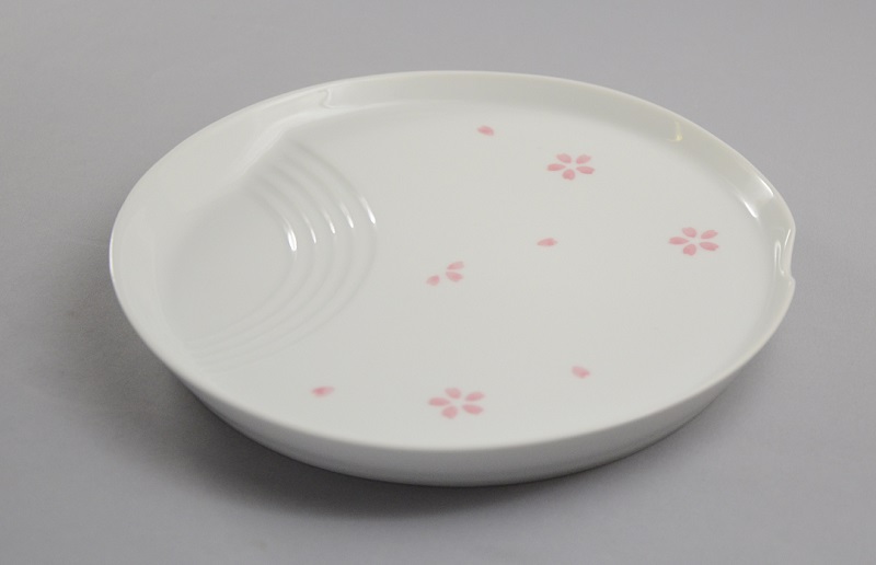 有田焼 ヘルシー減塩プレート(桜）