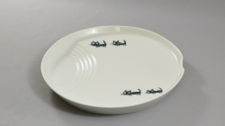 有田焼 ヘルシー減塩プレート(子猫）