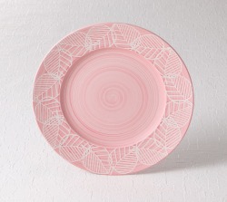 【Upcycled】Neo Clay洋皿（若葉模様）