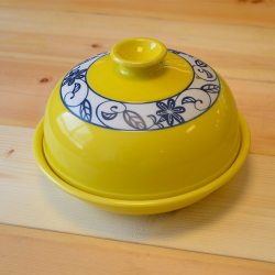 レンジ専用ドーム型タジン鍋（黄花かれん）