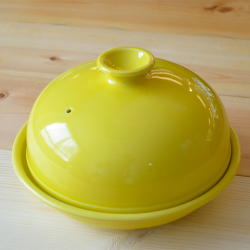 レンジ専用ドーム型タジン鍋（イエロー）
