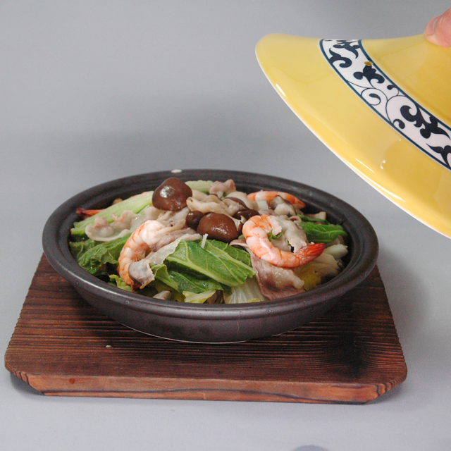 27cm 萬古焼 タジン鍋 土鍋 直火OK 蒸し料理 ヘルシー スチーム調理 27cm 萬古焼 タジン鍋 土鍋 直火OK 蒸し料理 ヘルシー スチーム