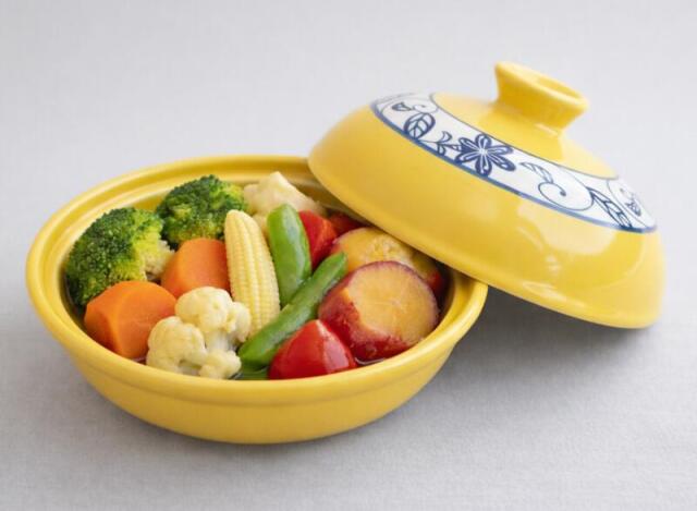 レンジ専用ドーム型タジン鍋（黄花かれん）