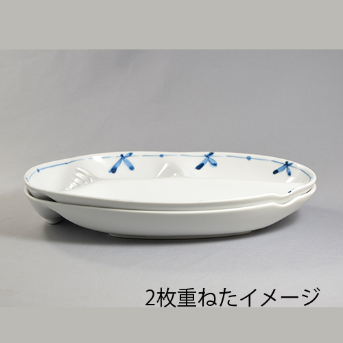 ヘルシー仕切り皿（花つなぎ）