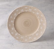 【Upcycled】Neo Clay洋皿　（麻乃葉模様）