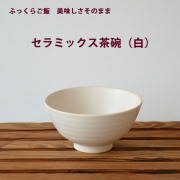 セラミックス茶碗（白）
