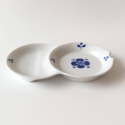 ヘルシー二品取り皿（クローバー）