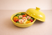 レンジ専用ドーム型タジン鍋（イエロー）