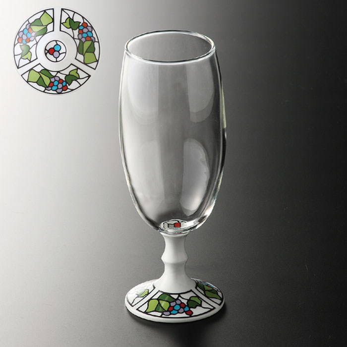 有田浪漫ビールグラス　ビートロ（葡萄）