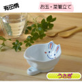 手描きの お玉・菜箸立て（うさぎ）