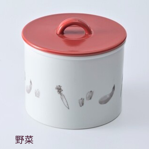 浅漬け鉢（野菜絵）