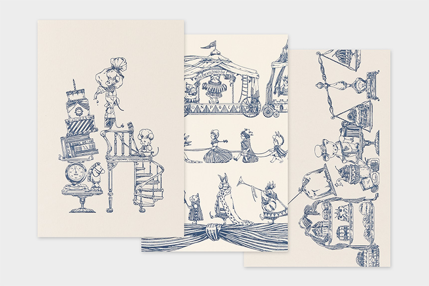 〔アート タッチ〕ポストカード monpoche 【20点までネコポス配送可】