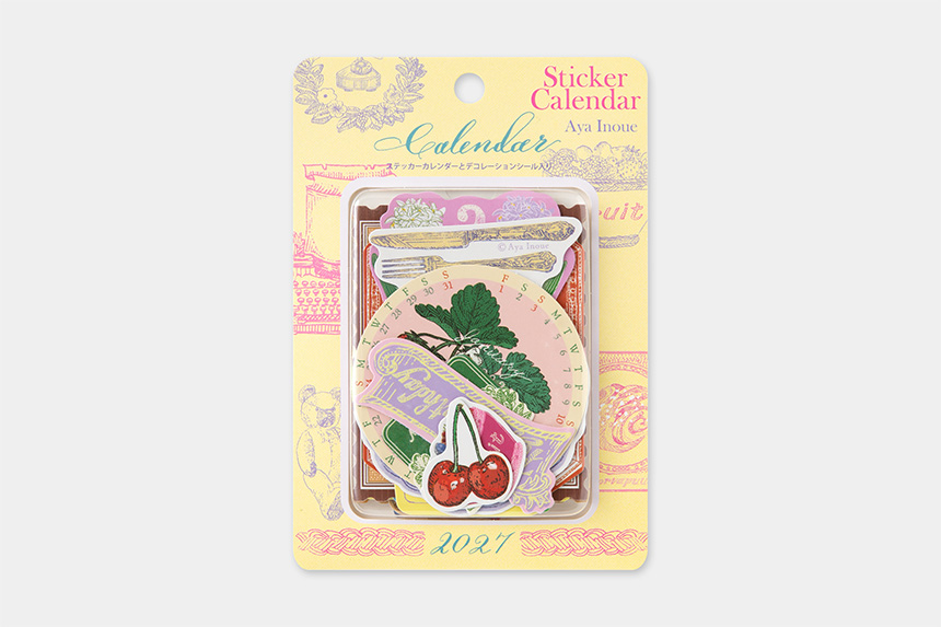 ART PRINT JAPAN　ステッカーカレンダー　2027年版【4点までネコポス配送可】