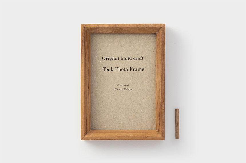 チークフレーム マチ付き ポストカードサイズ