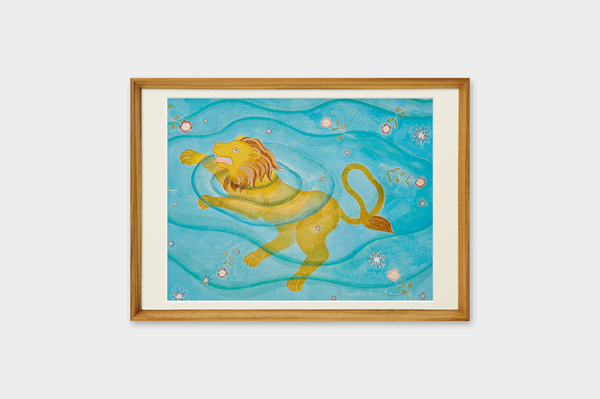 Kazuko Furuta　「たゆたう」　A3　アートポスター　CWプリント　〔アート タッチ〕【送料無料】