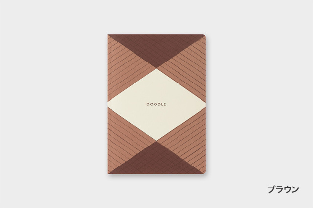 ドゥードル〕B6 ノート 無罫（無地） 色紙｜タッチアンドフロー