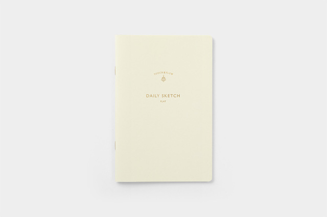 ノート〔デイリースケッチフラット〕B6 無罫｜タッチアンドフロー