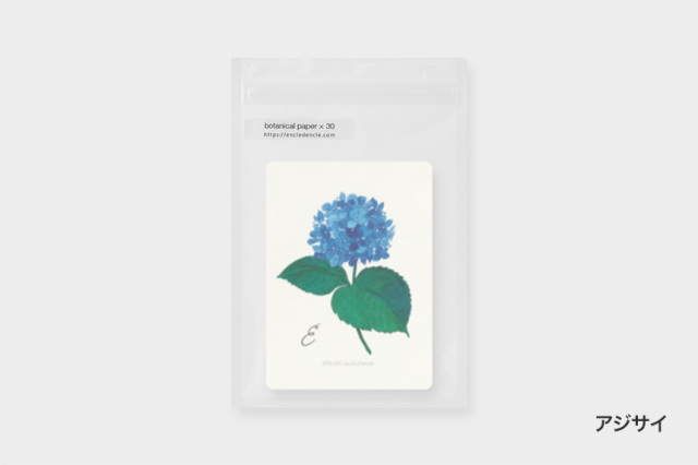 ATELIER. encle d' encle　ボタニカルペーパー【10点までネコポス配送可】