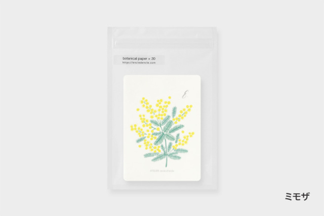 ATELIER. encle d' encle　ボタニカルペーパー【10点までネコポス配送可】